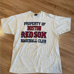 Screen Stars Gray Boston Red Sox Tee